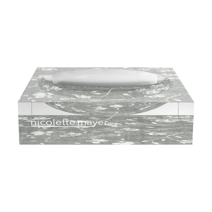 Bloom Silver Acrylic Candy Catchall Dish