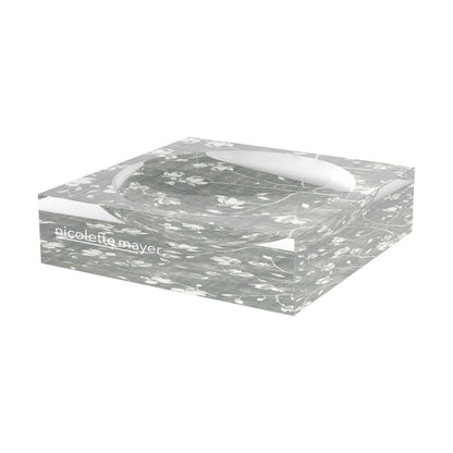 Bloom Silver Acrylic Candy Catchall Dish