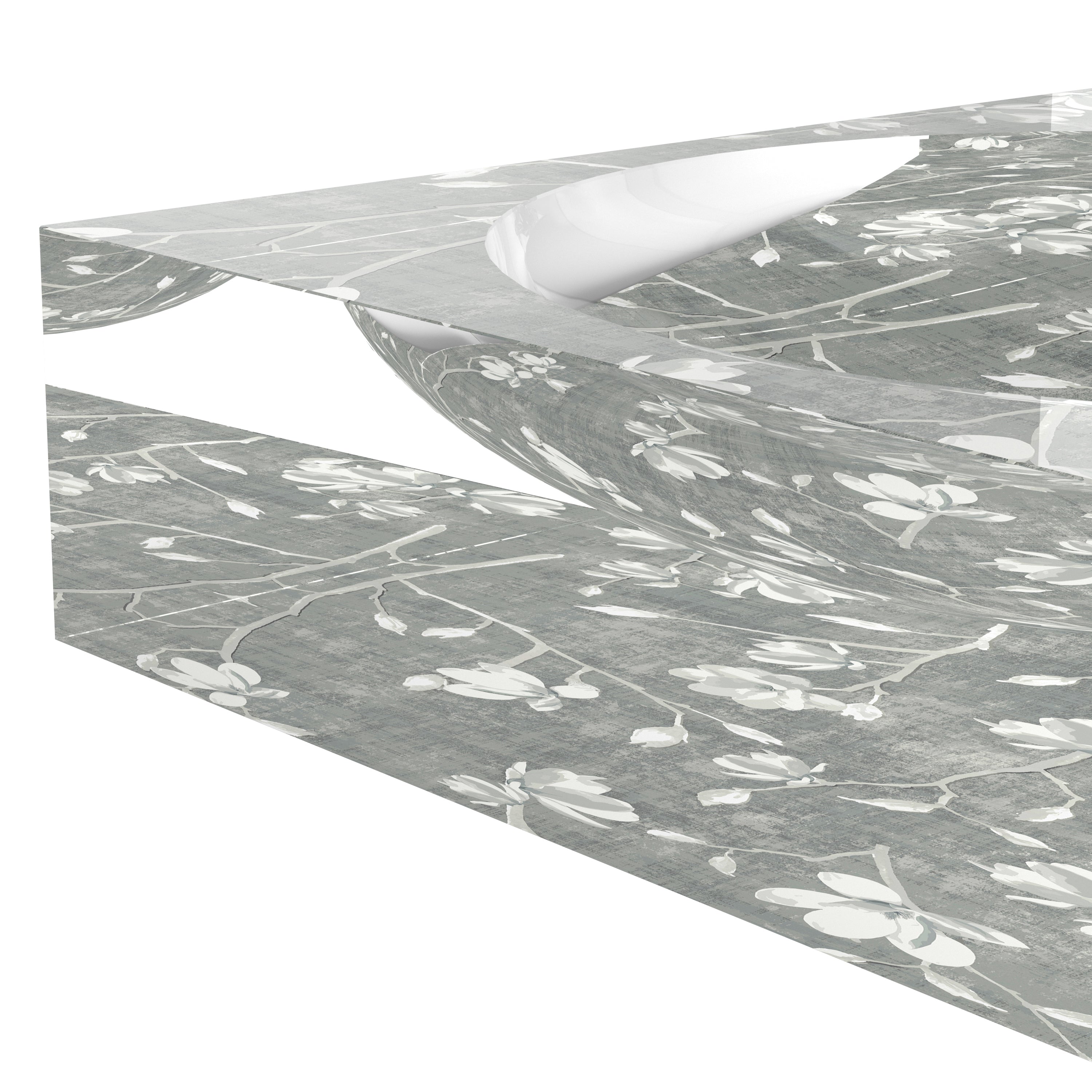 Bloom Silver Acrylic Candy Catchall Dish