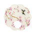 Blossom Fantasia White Acrylic Scallop Napkin Rings - nicolettemayer.com