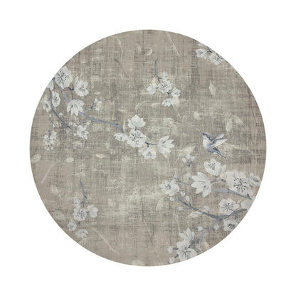 Blossom Fantasia French Gray 16&quot; Round Pebble Placemats, Set of 4 - nicolettemayer.com
