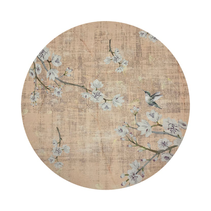 Blossom Fantasia Romance 16&quot; Round Pebble Placemats, Set of 4 - nicolettemayer.com
