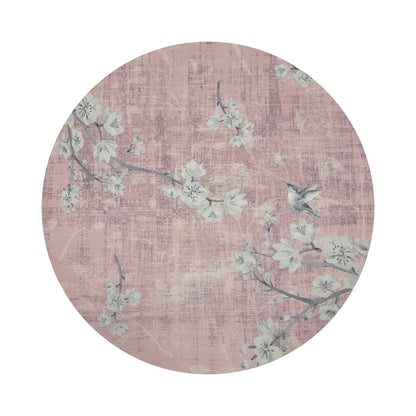 Blossom Fantasia Soft Pink 16&quot; Round Pebble Placemats, Set of 4 - nicolettemayer.com
