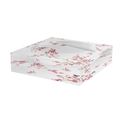 Blossom Fantasia White Acrylic Candy Catchall Dish