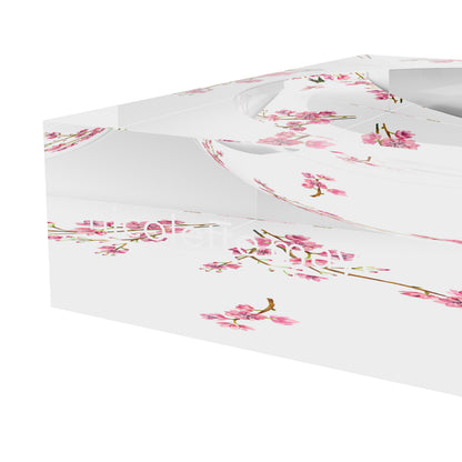 Blossom Fantasia White Acrylic Candy Catchall Dish