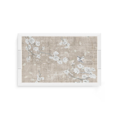 Blossom Fantasia French Gray 12.5X7.75 Acrylic Tray - nicolettemayer.com
