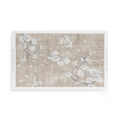 Blossom Fantasia French Gray 17X10.5 Acrylic Tray - nicolettemayer.com
