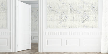 Papier peint Blossom Fantasia Ivoire, au mètre