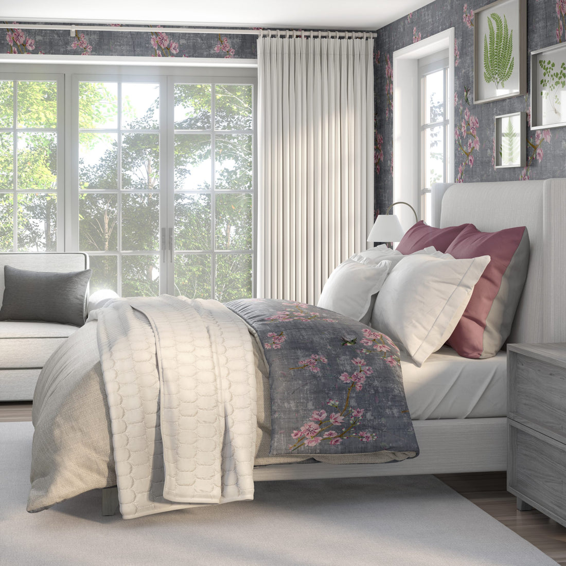 Blossom Fantasia Charcoal