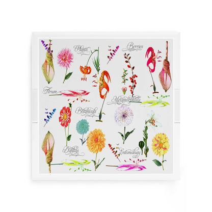 Botanicals White 12X12 Acrylic Tray - nicolettemayer.com
