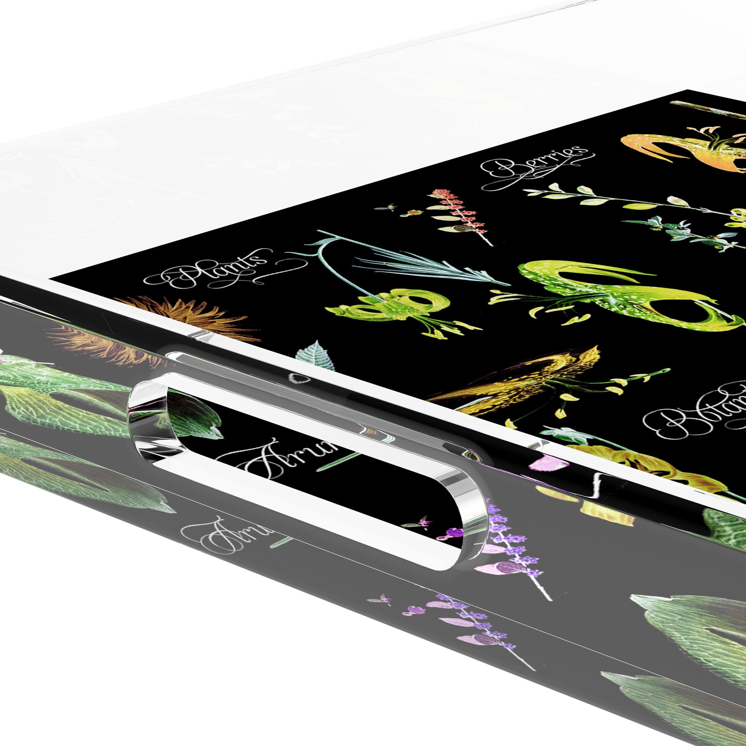 Botanicals Xray Greens 12X12 Acrylic Tray - nicolettemayer.com
