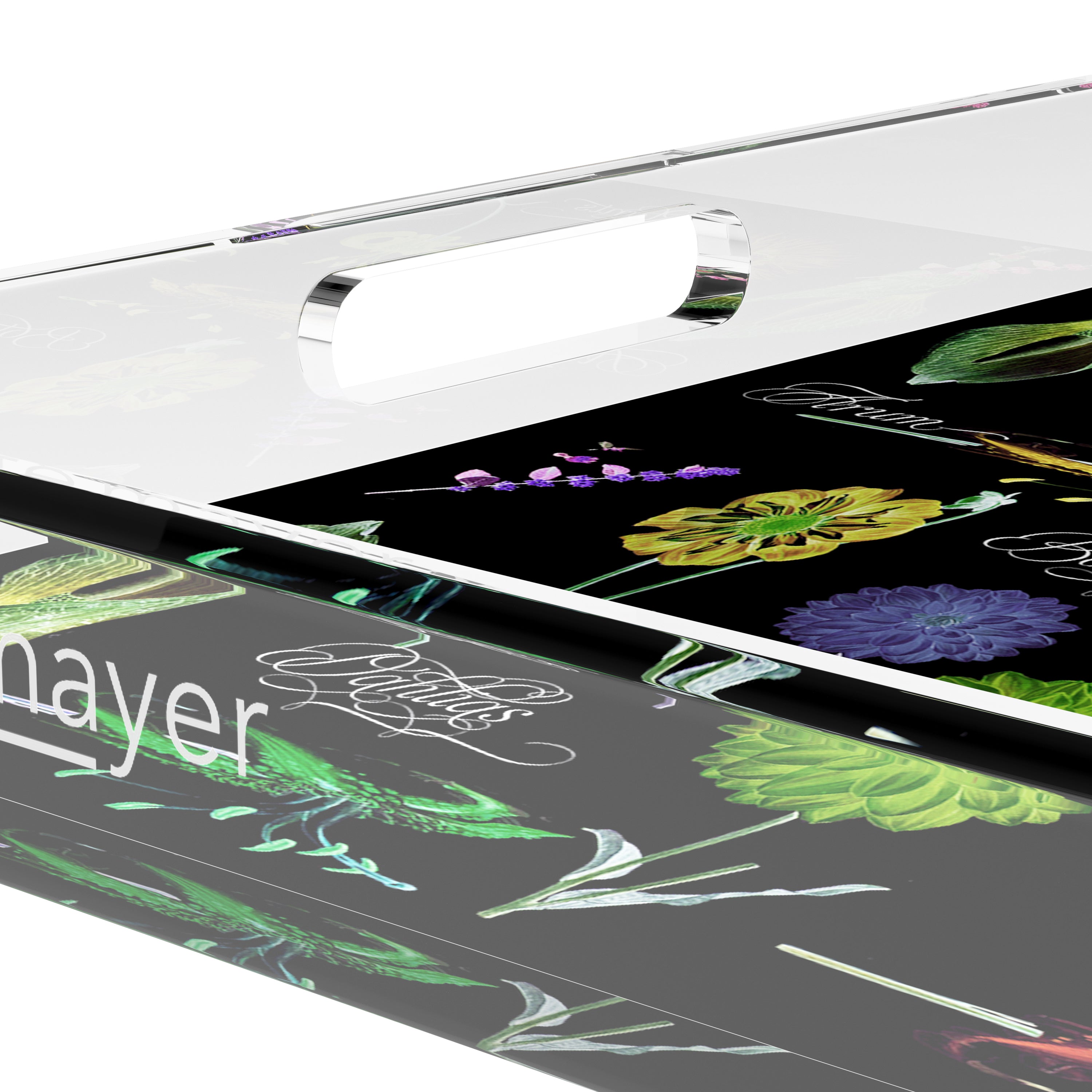 Botanicals Xray Greens 12X12 Acrylic Tray - nicolettemayer.com
