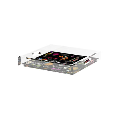 Botanicals Xray Reds 12X12 Acrylic Tray - nicolettemayer.com
