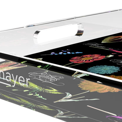 Botanicals Xray Reds 15X15 Acrylic Tray - nicolettemayer.com
