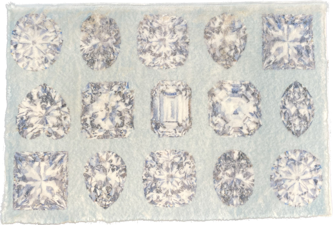 Bougie Diamonds Dove Rectangle Cloud