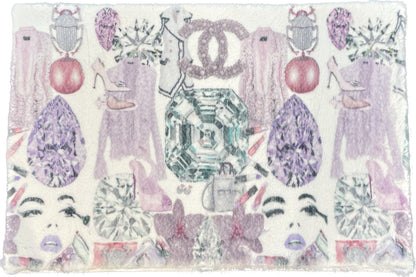 Bougie Women Nuevo Lilac Rectangle Cloud Washables Rug