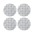 Bougie Diamonds Ice Vegan Leather Coasters - nicolettemayer.com