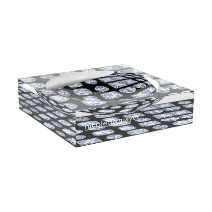 Bougie Diamonds Black Acrylic Candy Catchall Dish