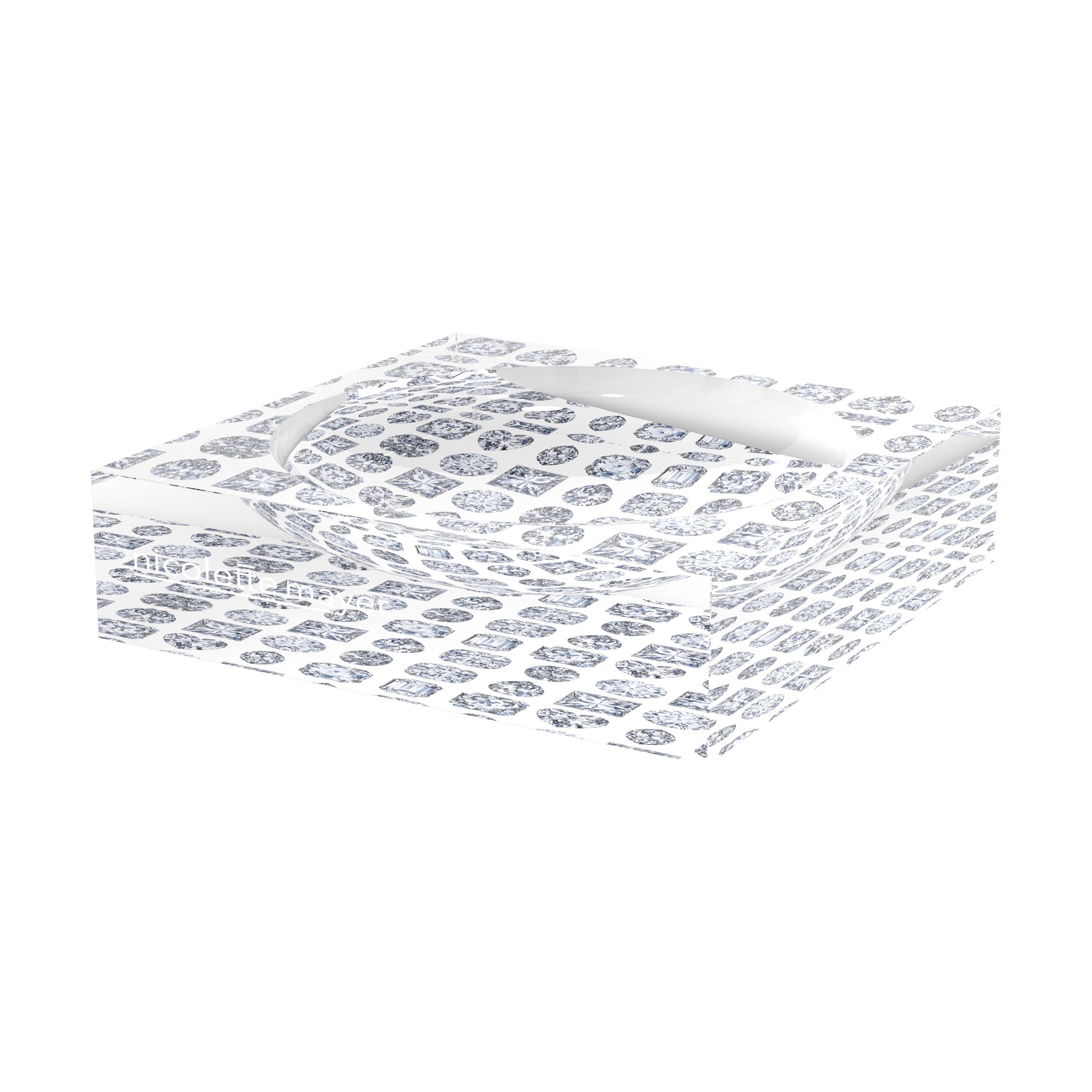 Bougie Diamonds Ice Acrylic Candy Catchall Dish - nicolettemayer.com