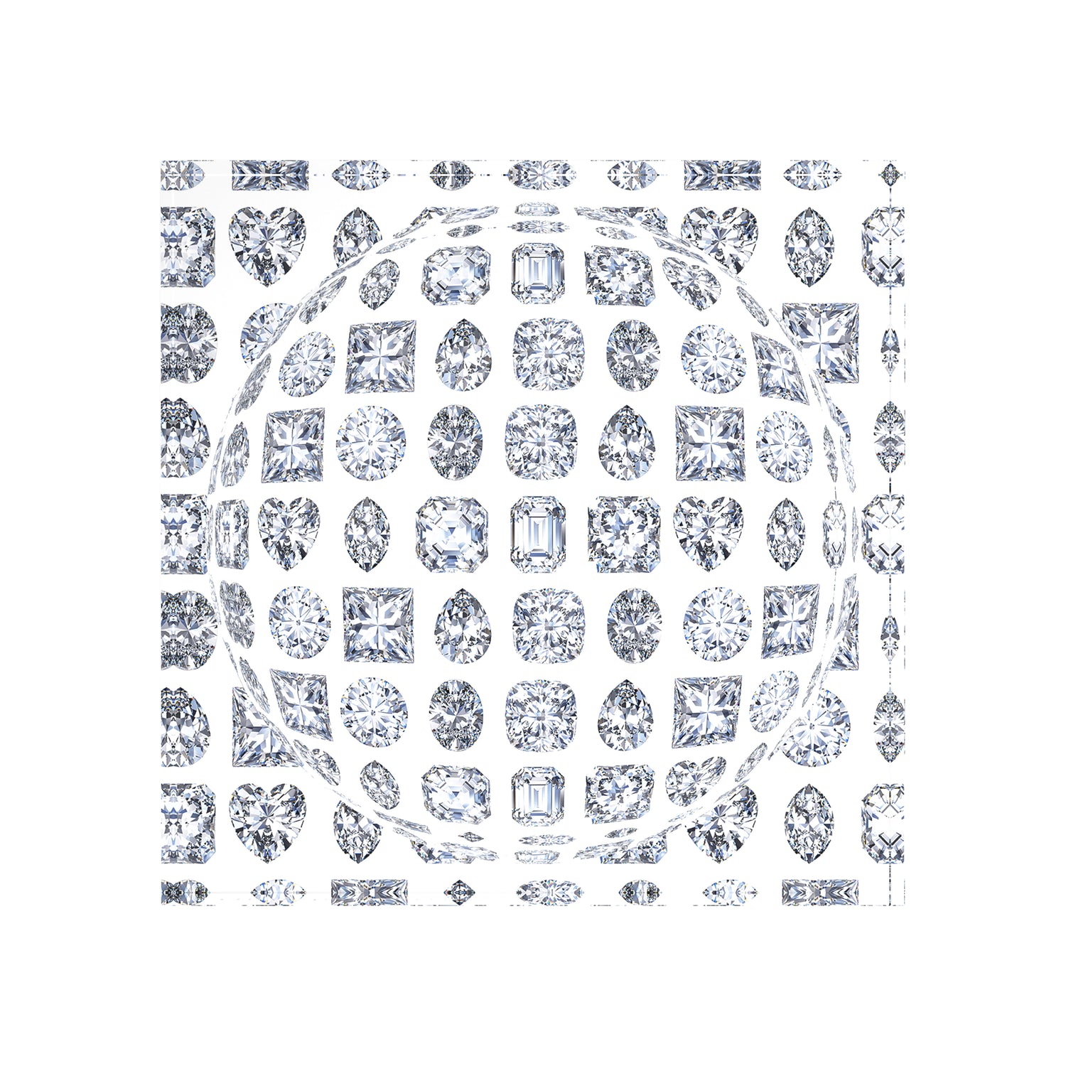 Bougie Diamonds Ice Acrylic Candy Catchall Dish - nicolettemayer.com