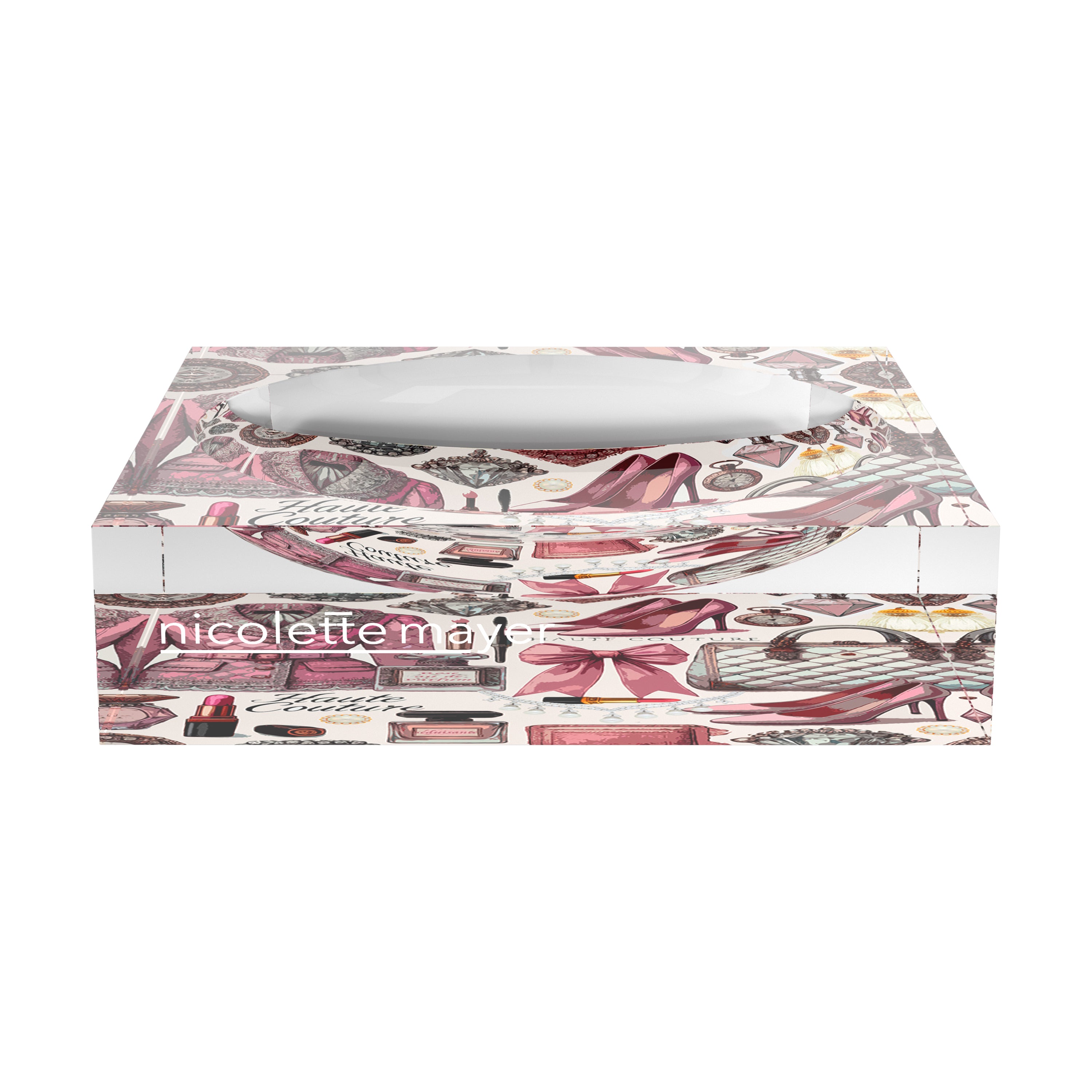 Bougie Haute Couture Soft Pink Acrylic Candy Catchall Dish