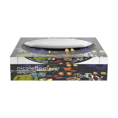 Bougie Men Black Acrylic Candy Catchall Dish