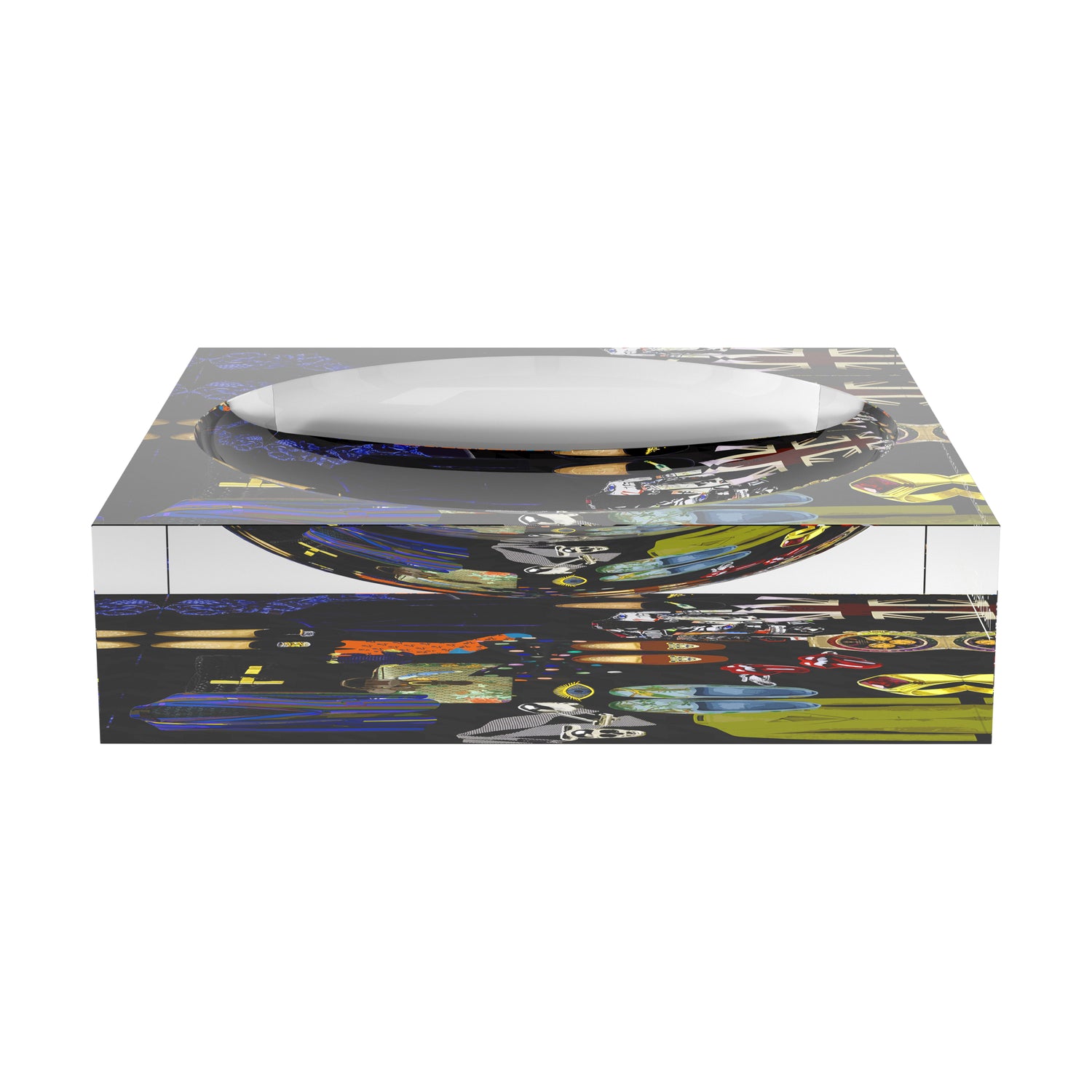Bougie Men Black Acrylic Candy Catchall Dish