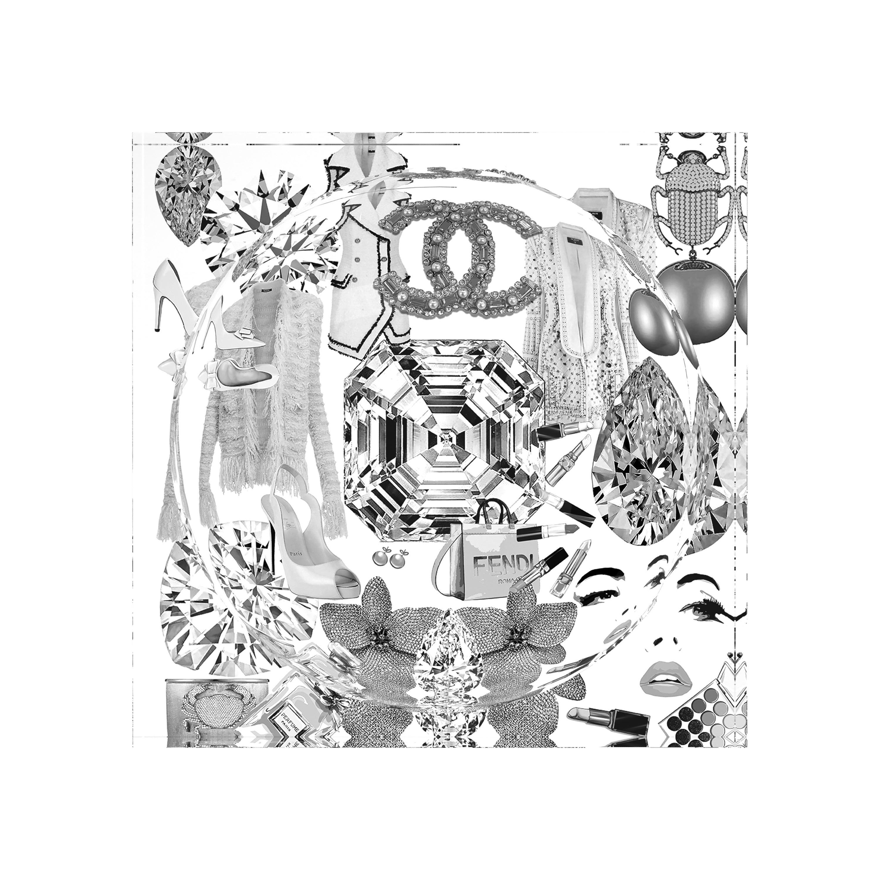 Bougie Women Nuevo Black White Acrylic Candy Catchall Dish - nicolettemayer.com