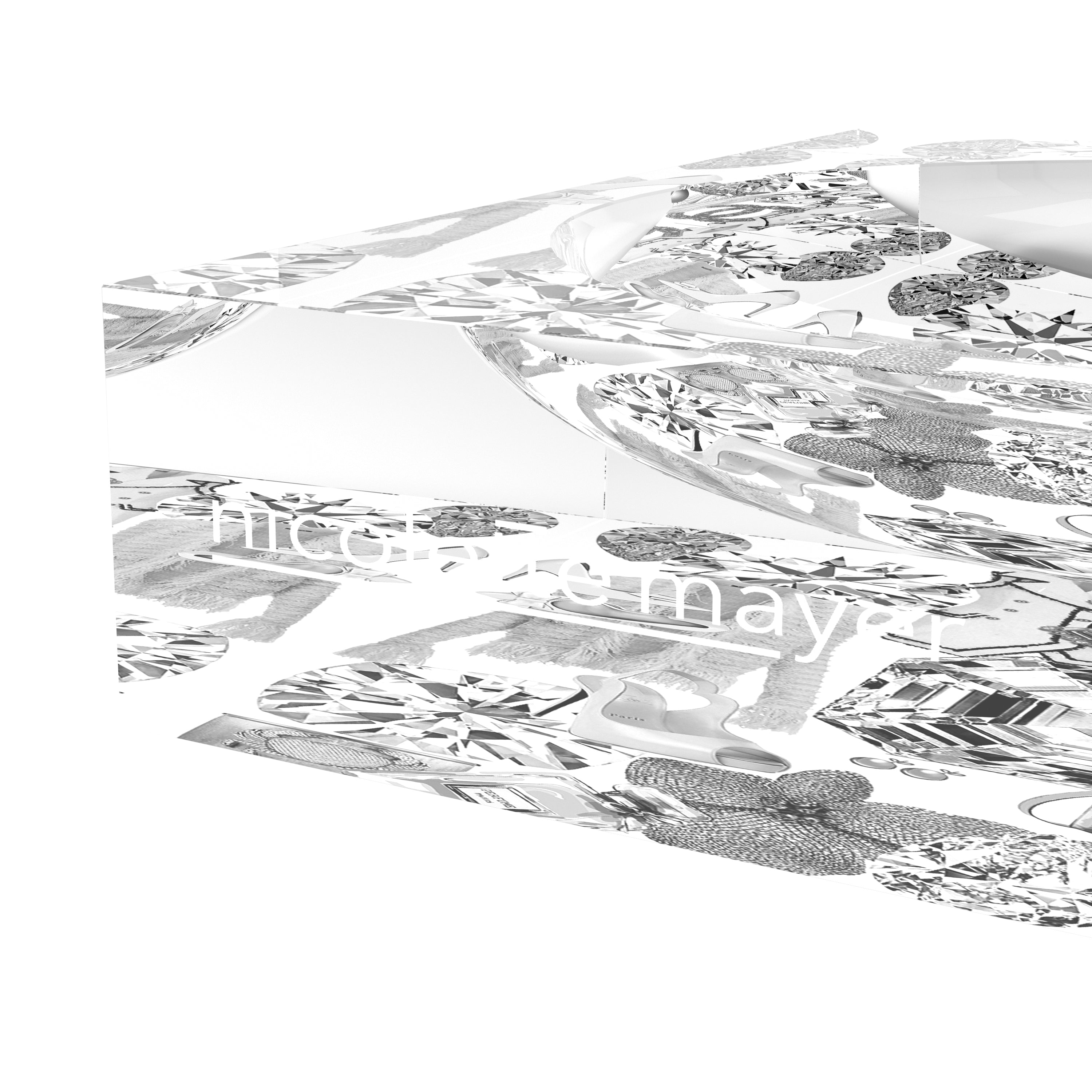 Bougie Women Nuevo Black White Acrylic Candy Catchall Dish - nicolettemayer.com