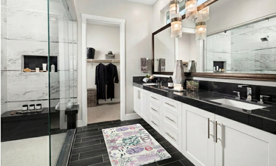 Bougie Women Nuevo Lilac Cloud Rectangle Washable Rug