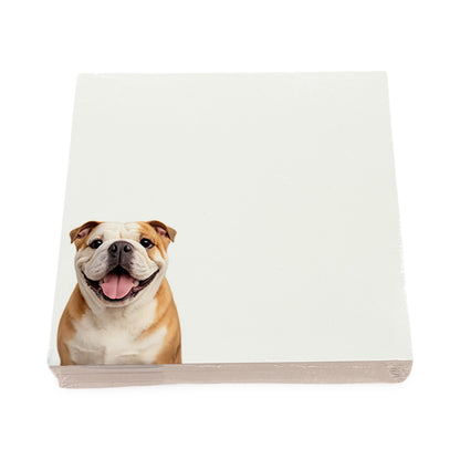 Bulldog note cards by Nicolette Mayer, set of 100