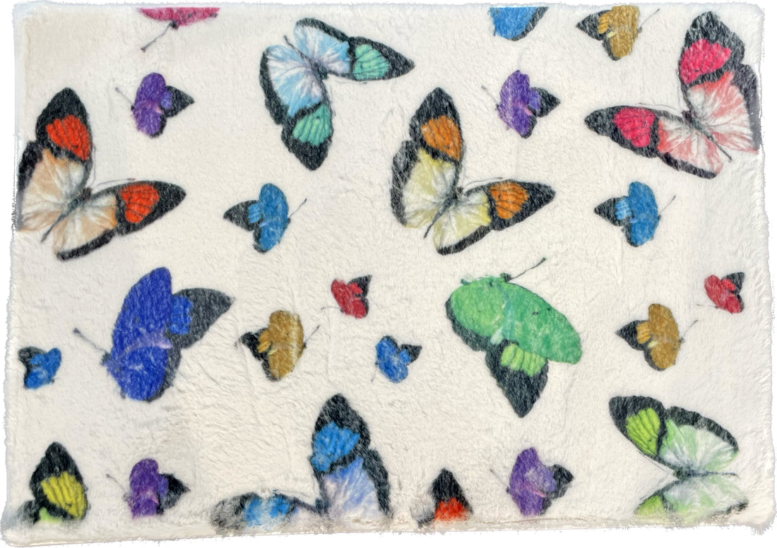 Butterflies Rectangle Cloud Washables Rug