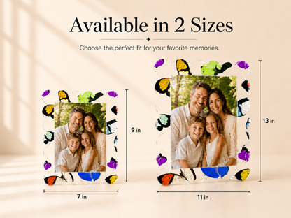 Butterflies Acrylic Scallop Frame - nicolettemayer.com