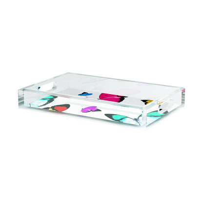 Butterflies Acrylic Vanity Tray