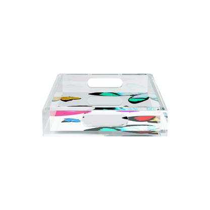 Butterflies Acrylic Vanity Tray