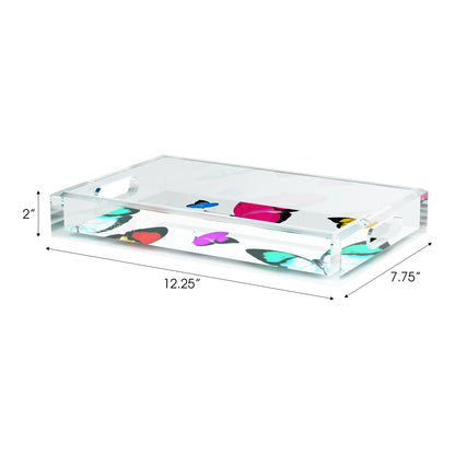 Butterflies Acrylic Vanity Tray