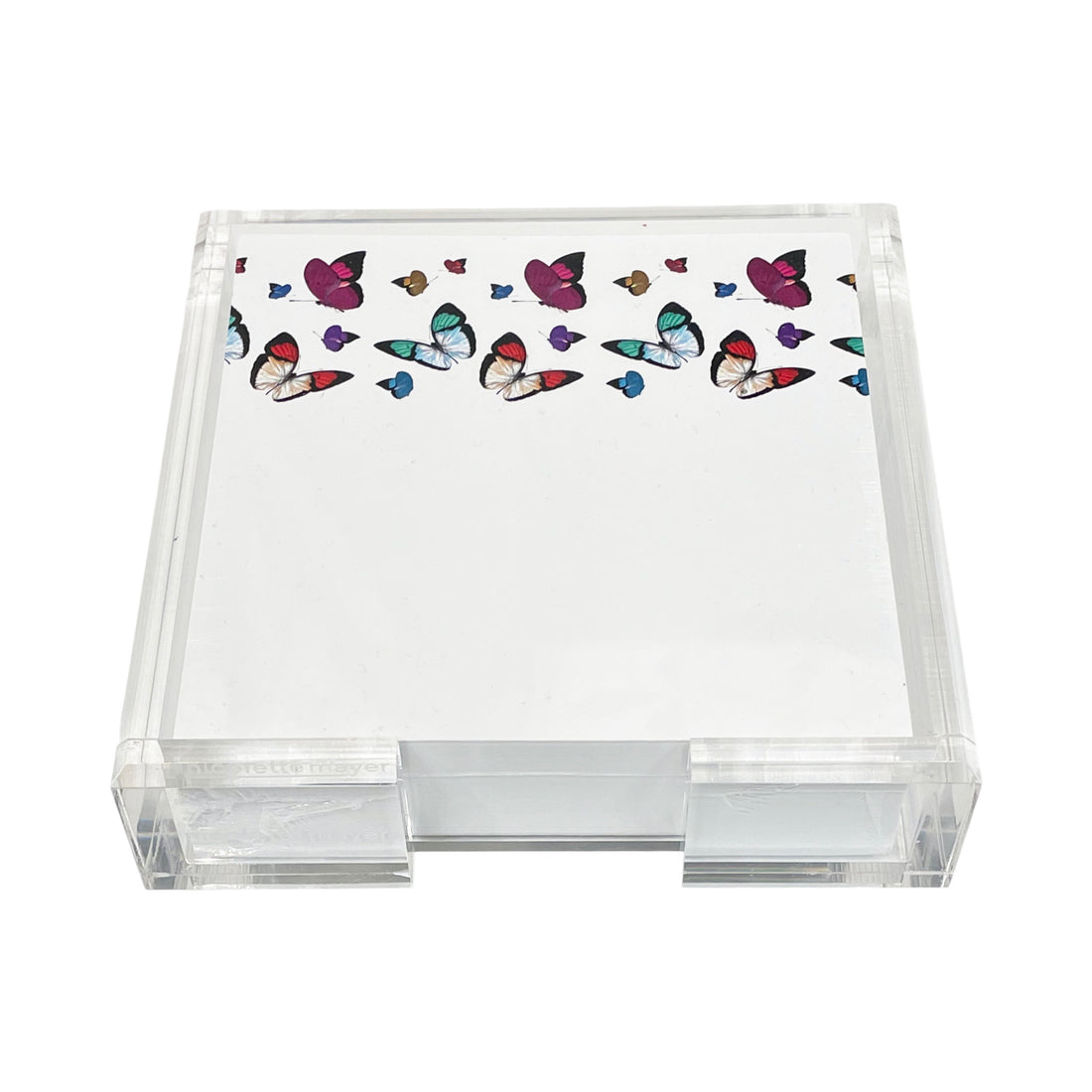 Butterfly Note Cards With Acrylic Holder