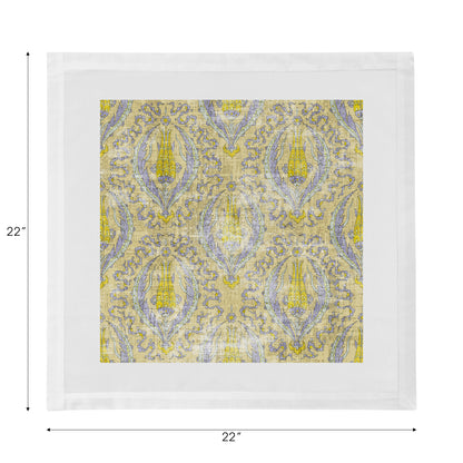 Byzantine Jewel Gold Cotton Sateen Dinner Napkins - nicolettemayer.com