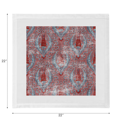 Byzantine Jewel Red 22X22 Baumwollsatin-Servietten, 4er-Set