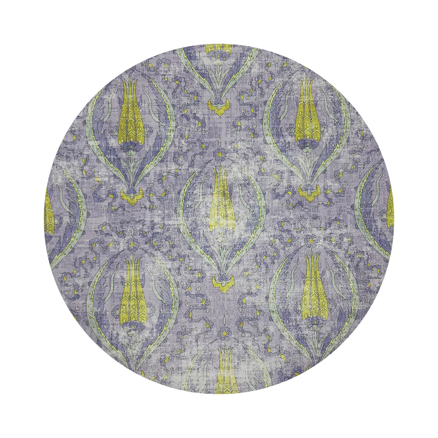 Byzantine Jewel Lilac 16&quot; Round Pebble Placemats, Set of 4 - nicolettemayer.com
