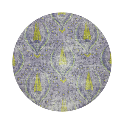 Byzantine Jewel Lilac 16&quot; Round Pebble Placemats, Set of 4 - nicolettemayer.com
