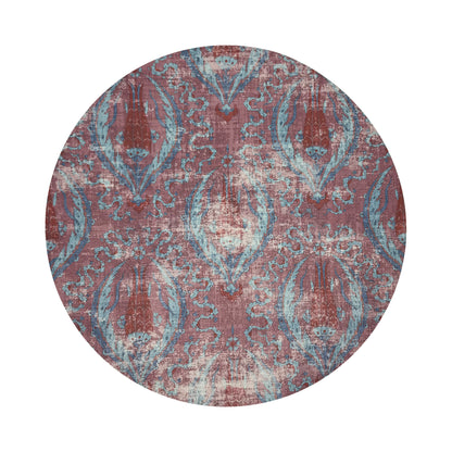 Byzantine Jewel Red 16&quot; Round Pebble Placemats, Set of 4 - nicolettemayer.com
