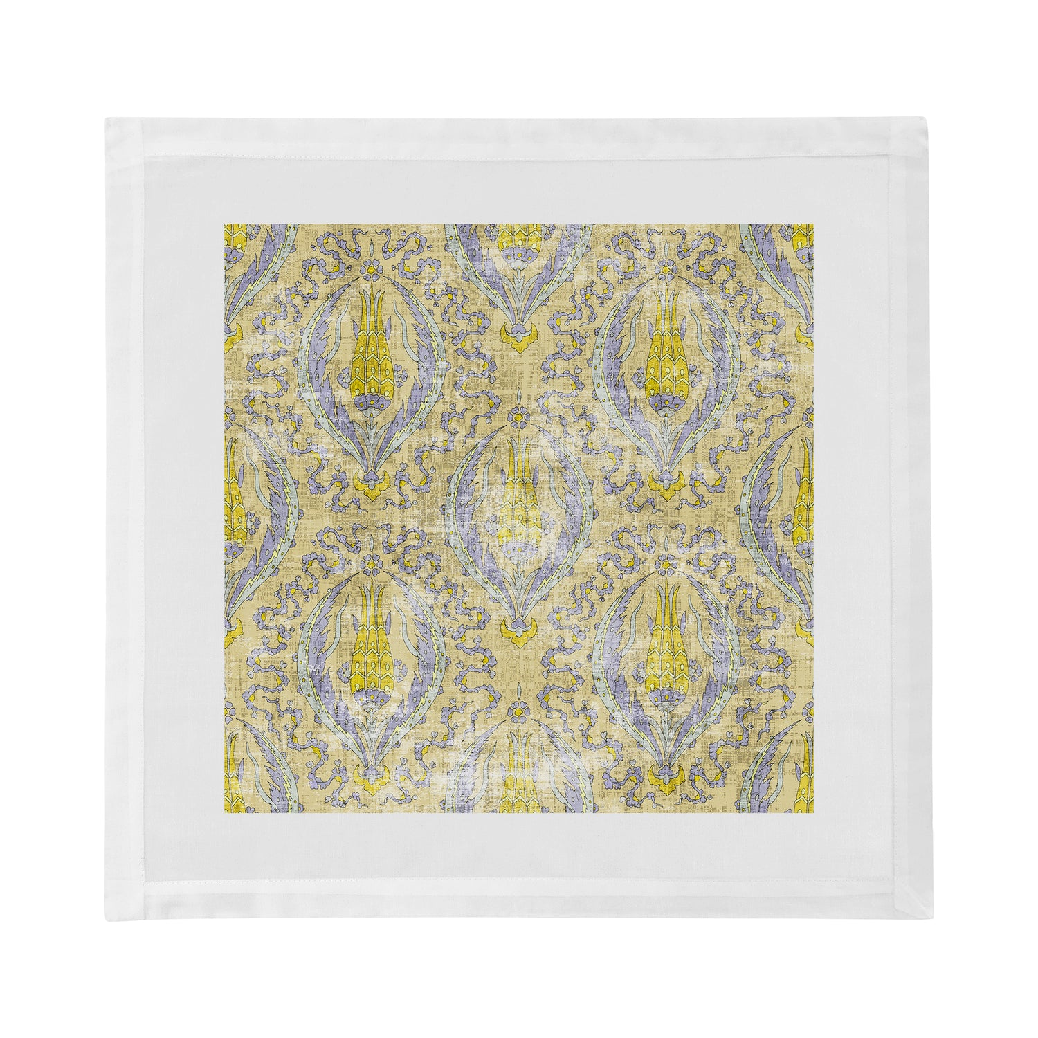 Byzantine Jewel Gold Cotton Sateen Dinner Napkins - nicolettemayer.com