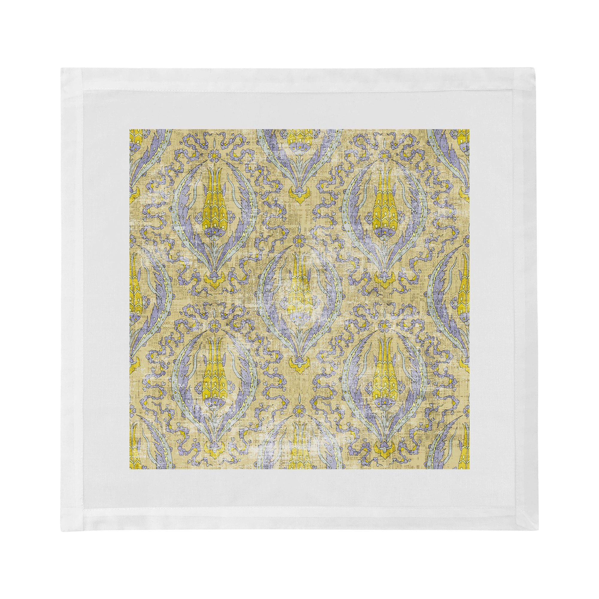 Byzantine Jewel Gold Cotton Sateen Dinner Napkins - nicolettemayer.com