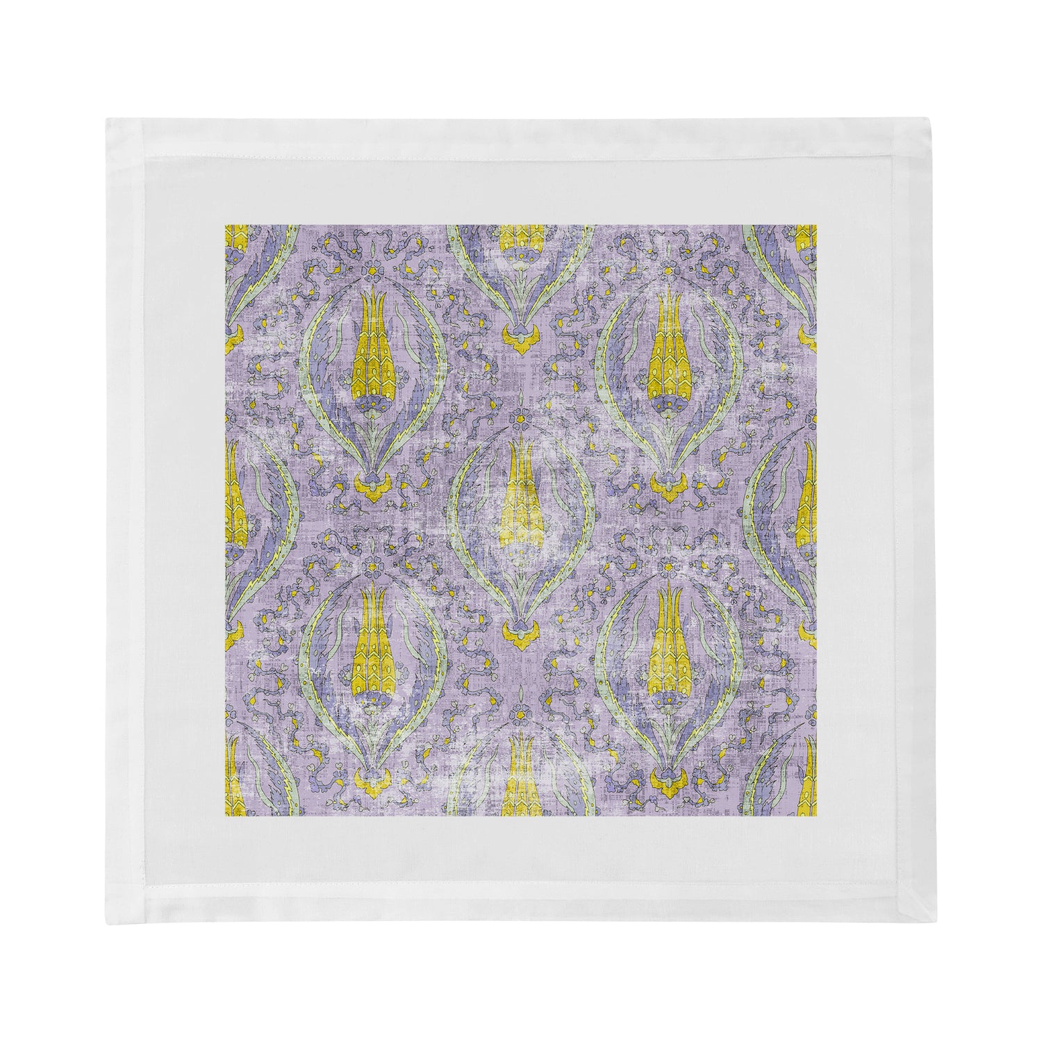 Byzantine Jewel Lilac Cotton Sateen Dinner Napkins - nicolettemayer.com