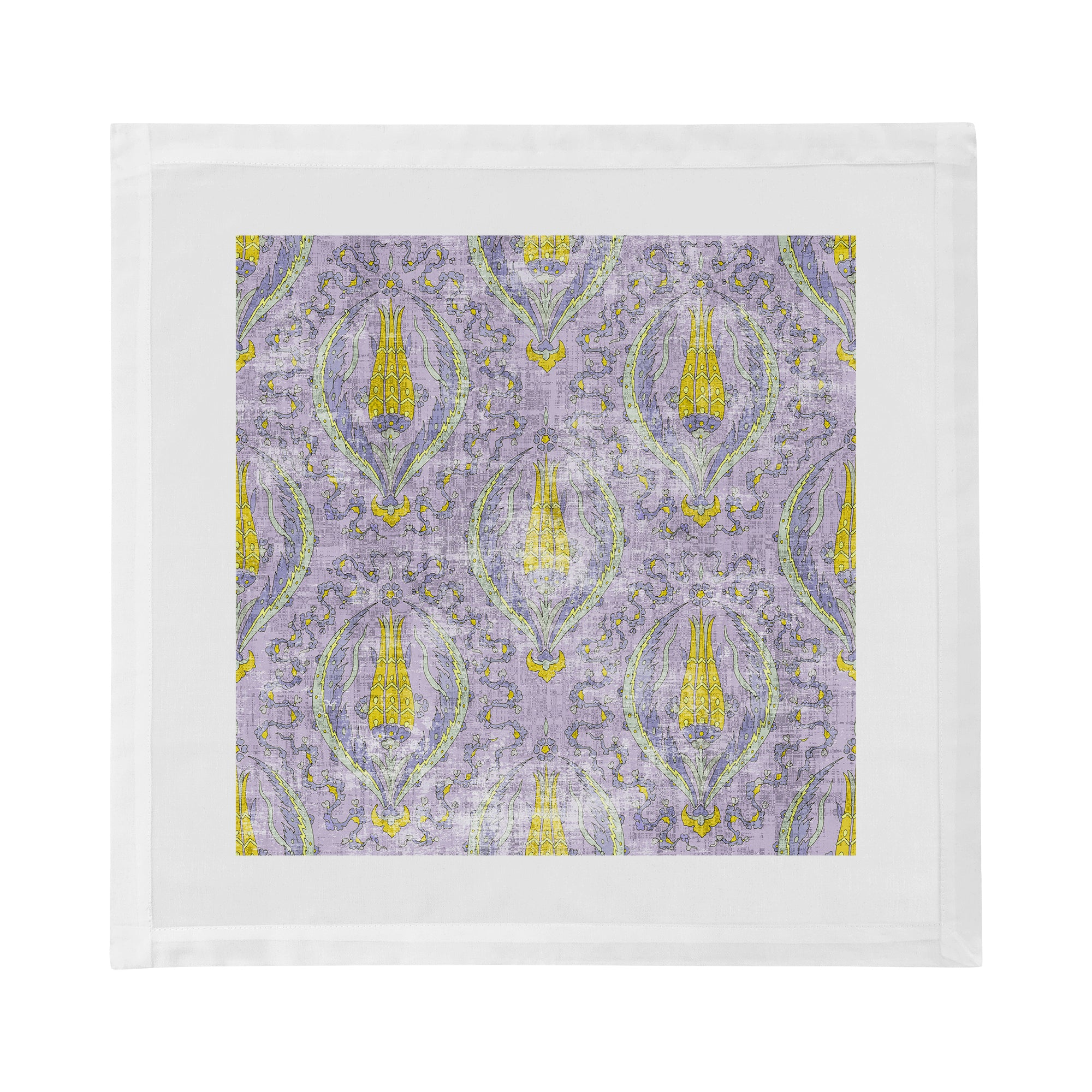 Byzantine Jewel Lilac Cotton Sateen Dinner Napkins - nicolettemayer.com