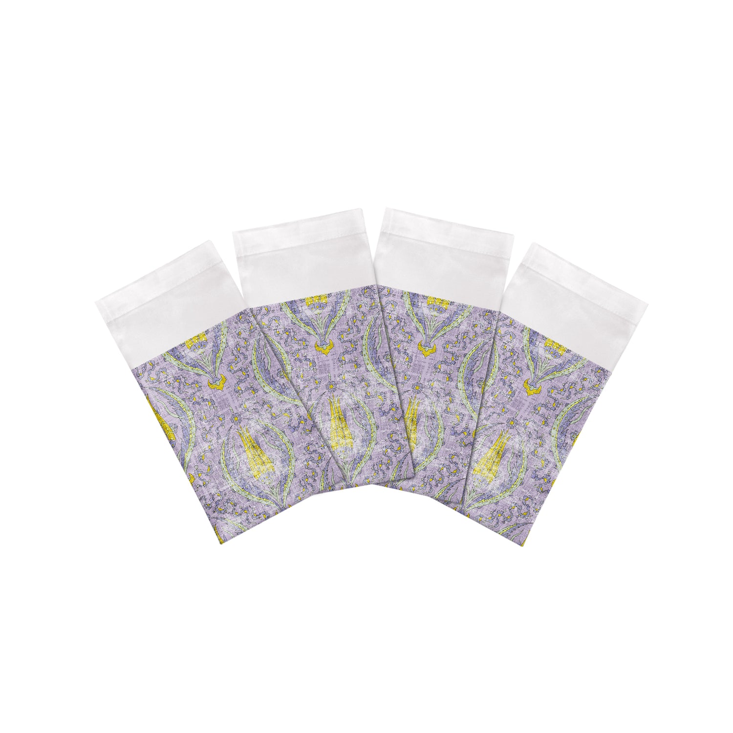 Byzantine Jewel Lilac Cotton Sateen Dinner Napkins