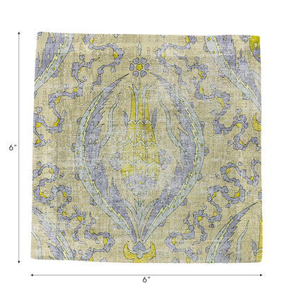 Byzantine Jewel Gold Cotton Sateen Cocktail Napkins