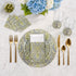 Byzantine Jewel Gold 16" Round Pebble Placemats, Set of 4 - nicolettemayer.com
