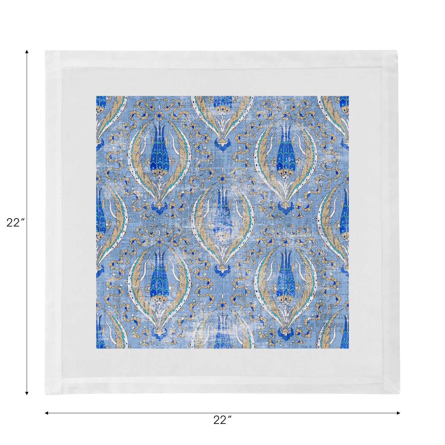 Byzantine Jewel Classic Cotton Sateen Dinner Napkins - nicolettemayer.com